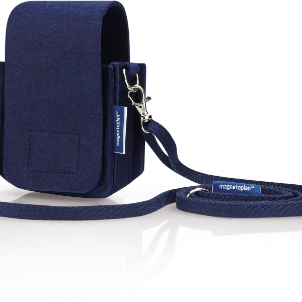 MAGNETOPLAN Moderatorentasche ecoAware 11124 blau, Filz 110x150x70mm