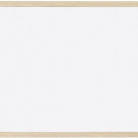 MAGNETOPLAN Whiteboard mit Holzrahmen 121927 Stahl 800x600mm