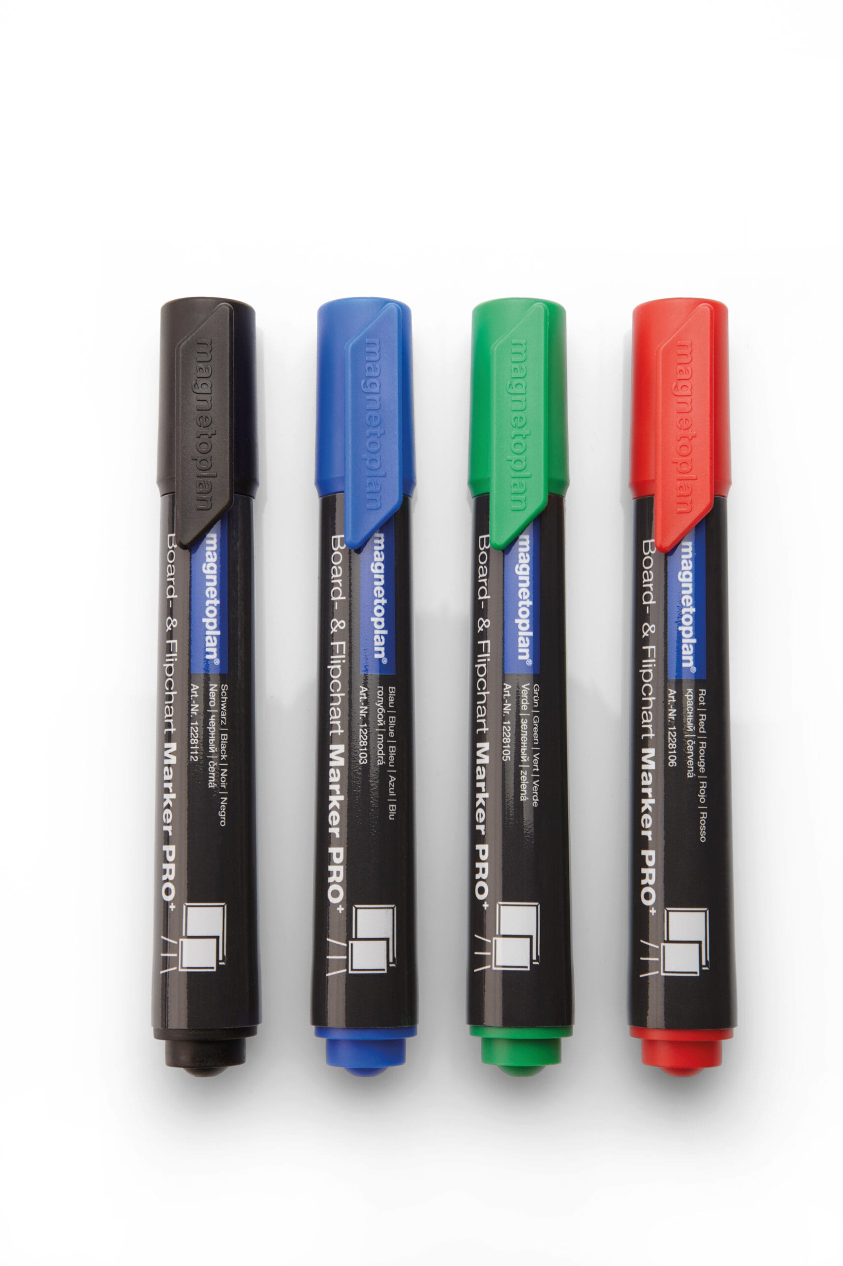 MAGNETOPLAN-12281-4013695024790 MAGNETOPLAN Kombimarker Pro+ 12281 Farben assort. 4 Stk. – Hochwertig & günstig bei ShopDeca