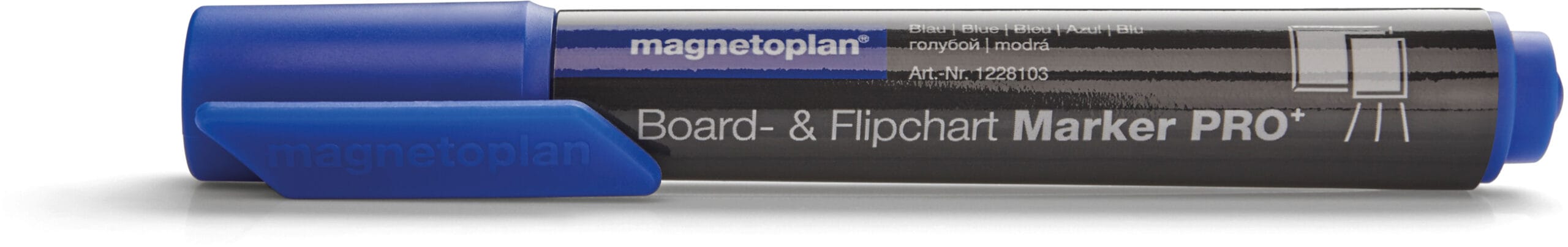 MAGNETOPLAN-1228103-4013695024806 MAGNETOPLAN Kombimarker Pro+ 1228103 blau 4 Stk. – Hochwertig & günstig bei ShopDeca