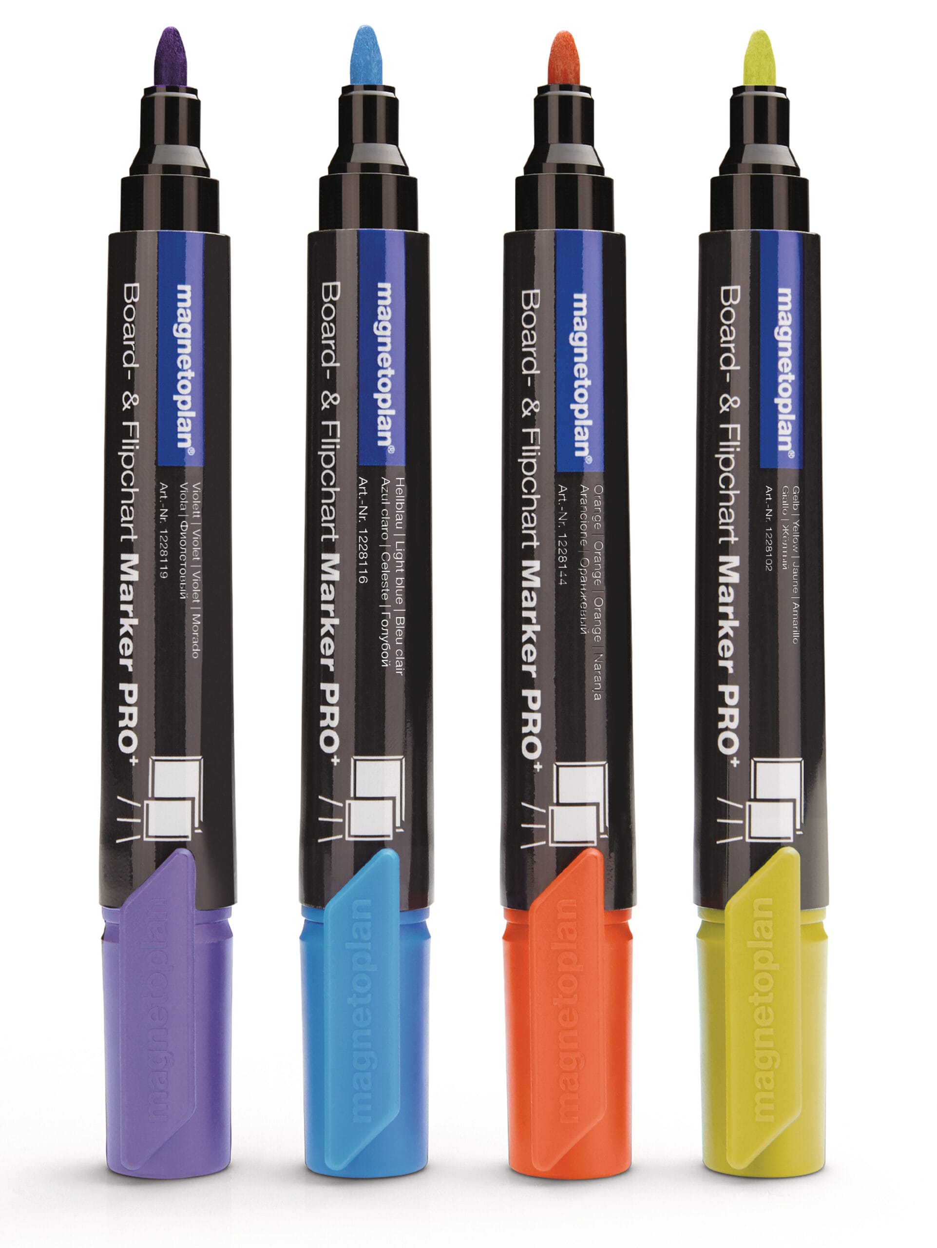 MAGNETOPLAN-1228110-4013695063140 MAGNETOPLAN Kombimarker Pro+ 1228110 ass. 4 Stk. – Hochwertig & günstig bei ShopDeca