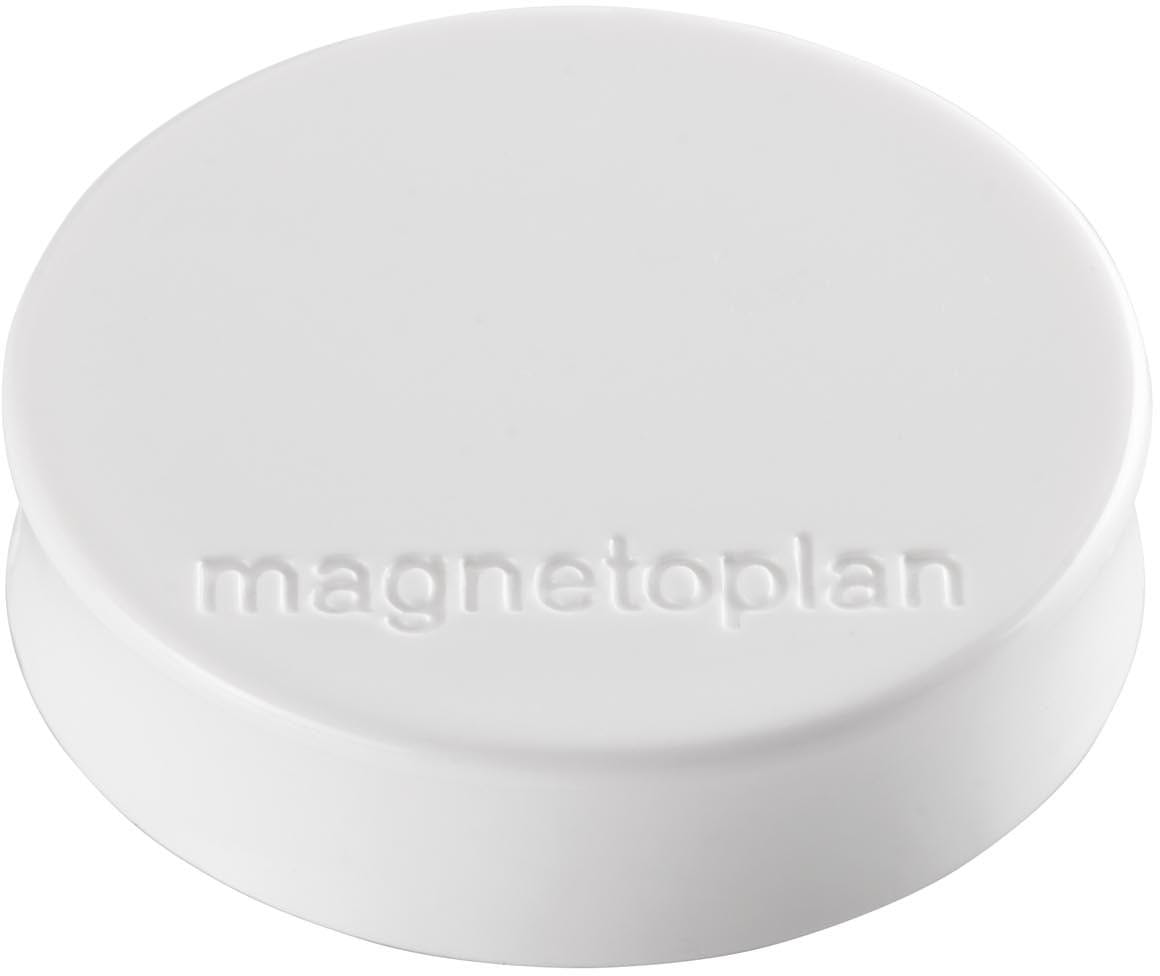 MAGNETOPLAN-1664000-4013695043258 MAGNETOPLAN Magnet Ergo Medium 10 Stk. 1664000 weiss 30mm – Hochwertig & günstig bei ShopDeca