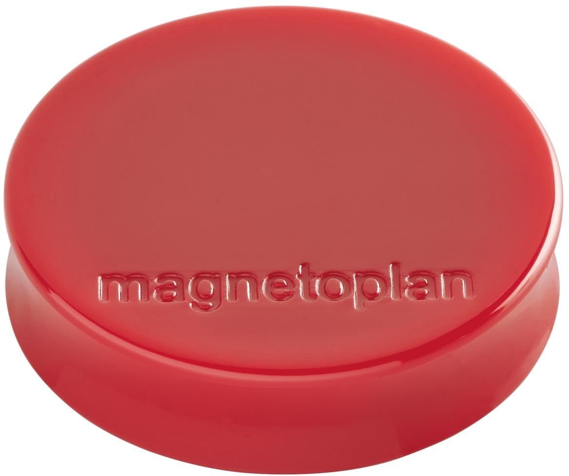 MAGNETOPLAN-1664006-4013695043265 MAGNETOPLAN Magnet Ergo Medium 10 Stk. 1664006 rot 30mm – Hochwertig & günstig bei ShopDeca