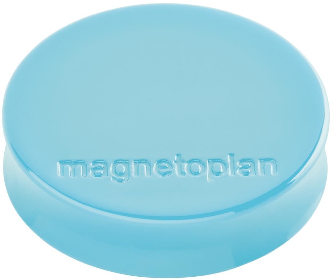 MAGNETOPLAN-16640103-4013695044958 MAGNETOPLAN Magnet Ergo Medium 10 Stk. 16640103 babyblau 30mm – Hochwertig & günstig bei ShopDeca