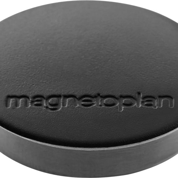 MAGNETOPLAN Magnet Discofix Standard 30mm 1664212 schwarz, ca. 0.7 kg 10 Stk.