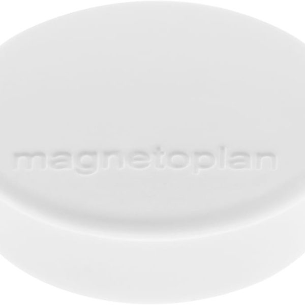 MAGNETOPLAN Magnet Discofix Hobby 24mm 1664500 weiss, ca. 0.3 kg 10 Stk.