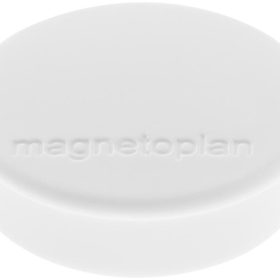 MAGNETOPLAN Haltemagnete Hobby 16645600 weiss, Blister 6 Stk.