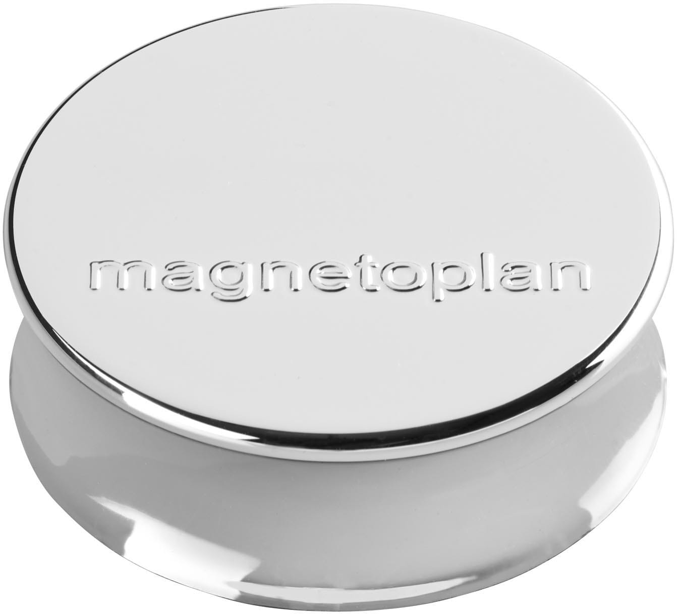 MAGNETOPLAN-1665032-4013695043197 MAGNETOPLAN Magnet Ergo Large 10Stk. 1665032 silber 34x17.5mm – Hochwertig & günstig bei ShopDeca