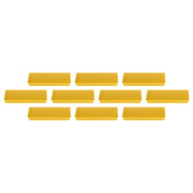 MAGNETOPLAN Rechteck-Magnethalter 1665102 gelb 10 Stk.