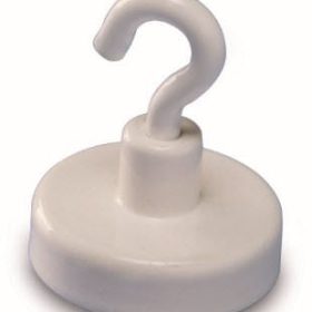 MAGNETOPLAN Hakenmagnet 25mm 52625 weiss 4kg