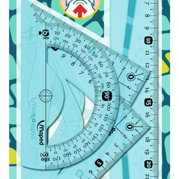 MAPED Lineal Set ass. 380116/2443045 Maped Flex 4tlg.