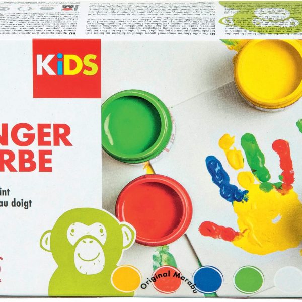 MARABU Kids Fingerfarben 030300081 6 Farben