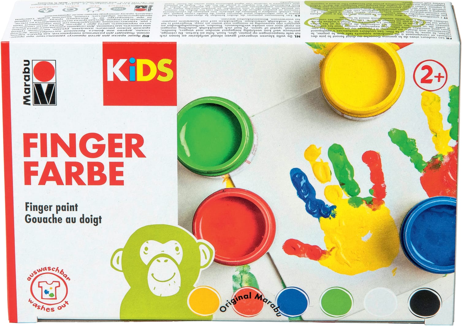 MARABU-030300081-4007751706362 MARABU Kids Fingerfarben 030300081 6 Farben – Hochwertig & günstig bei ShopDeca