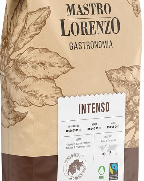 MASTRO LORENZO Kaffee Intenso Bioknospe 4090510 1kg