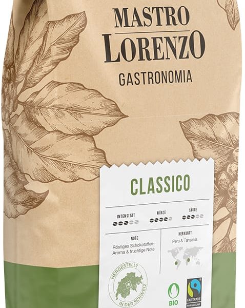 MASTRO LORENZO Kaffee Classico Bioknospe 4090512 1kg