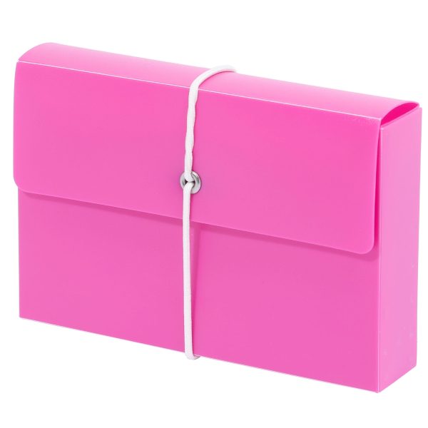 METZGER&MENDLE Karteikartenbox mit Gummi A7 66030360 rot 7.5x12.5cm