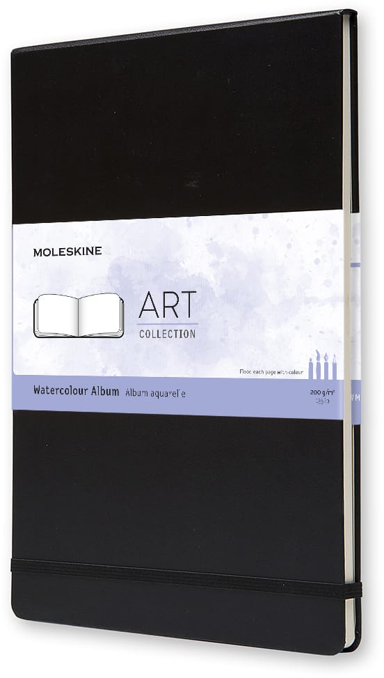 MOLESKINE-194-6-9788862931946 MOLESKINE Aquarell-Skizzenbuch A4 194-6 schwarz – Hochwertig & günstig bei ShopDeca