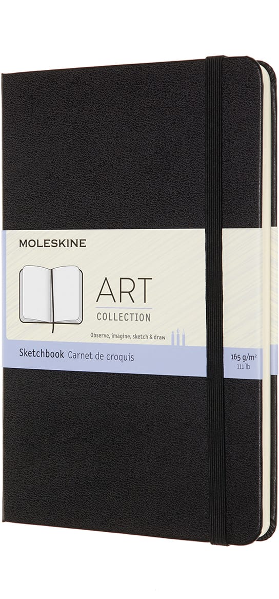 MOLESKINE-603098-8053853603098 MOLESKINE Skizzenbuch HC 18.2x11.8cm 603098 Medium, schwarz, 88 Seiten – Hochwertig & günstig bei ShopDeca