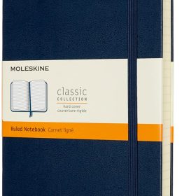 MOLESKINE Notizbuch HC L/A5 606235 liniert,saphir,208 S.