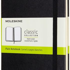 MOLESKINE Notizbuch Medium 18,2x11,8cm 626604 blanko, schwarz, 208 Seiten