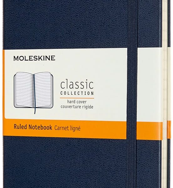 MOLESKINE Notizbuch Medium 18,2x11,8cm 626666 liniert, saphire, 208 Seiten