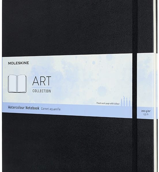 MOLESKINE Aquarell-Notizbuch HC A3 626765 schwarz, 60 Seiten