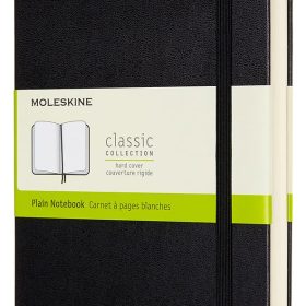 MOLESKINE Notizbuch HC L/A5 628028 blanko, schwarz, 400 Seiten