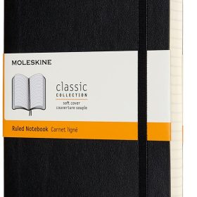 MOLESKINE Notizbuch SC L/A5 628042 liniert, schwarz, 400 Seiten