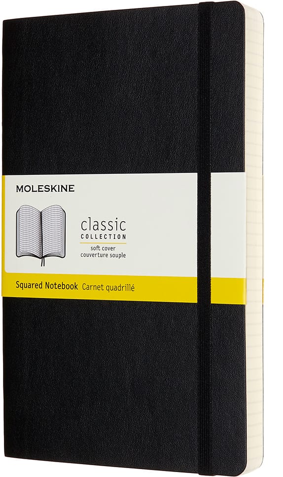 MOLESKINE-628059-8058647628059 MOLESKINE Notizbuch SC L/A5 628059 kariert, schwarz, 400 Seiten – Hochwertig & günstig bei ShopDeca