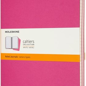 MOLESKINE Notizheft XL 3x 25x19cm 629667 liniert,kinetischespink,120S.