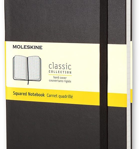 MOLESKINE Notizbuch Classic A5 701139 kariert schwarz