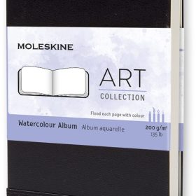 MOLESKINE Aquarell-Skizzenbuch A6 705601 blanko schwarz