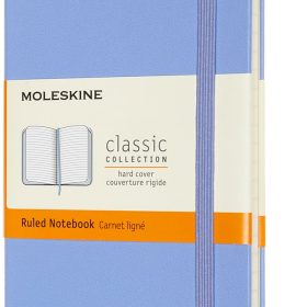 MOLESKINE Notizbuch HC Pocket/A6 850796 liniert,hortensienblau,192 S.
