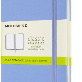 MOLESKINE Notizbuch HC Pocket/A6 850802 blanko,hortensienblau,192 S.