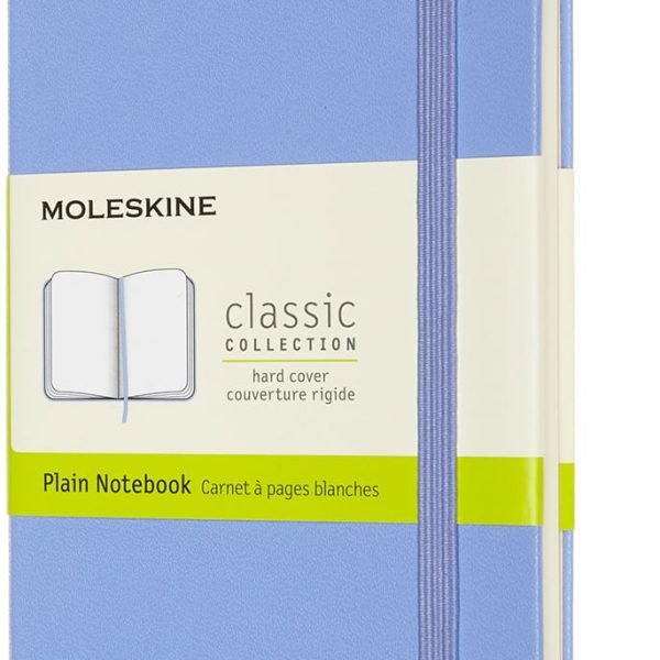 MOLESKINE Notizbuch HC Pocket/A6 850802 blanko,hortensienblau,192 S.