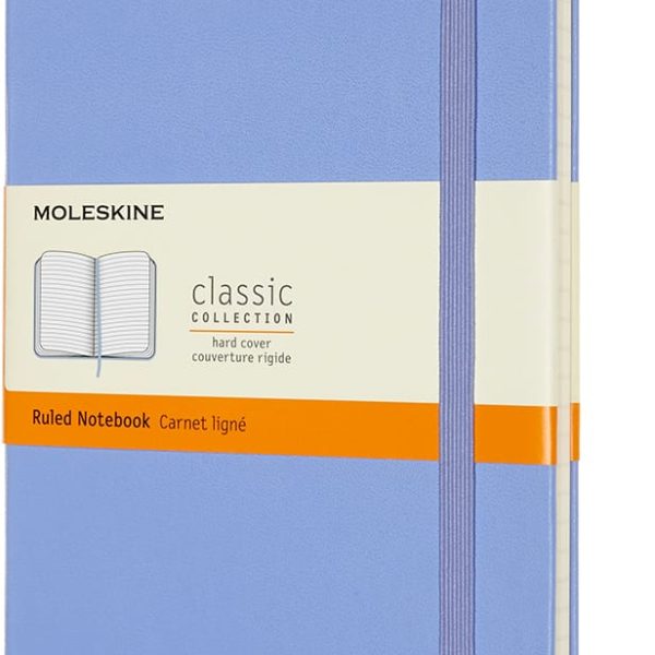 MOLESKINE Notizbuch HC L/A5 850819 liniert,hortensienblau,208 S.