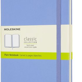 MOLESKINE Notizbuch HC L/A5 850826 blanko,hortensienblau,208 S.