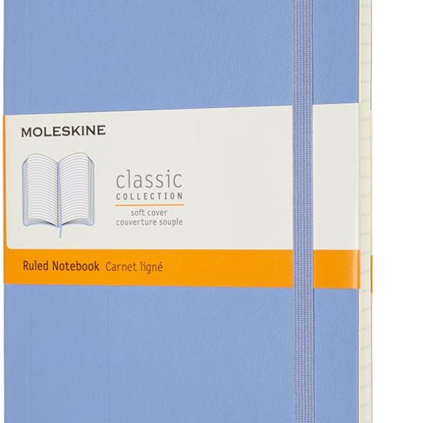 MOLESKINE Notizbuch SC L/A5 850932 liniert,hortensienblau,192 S.