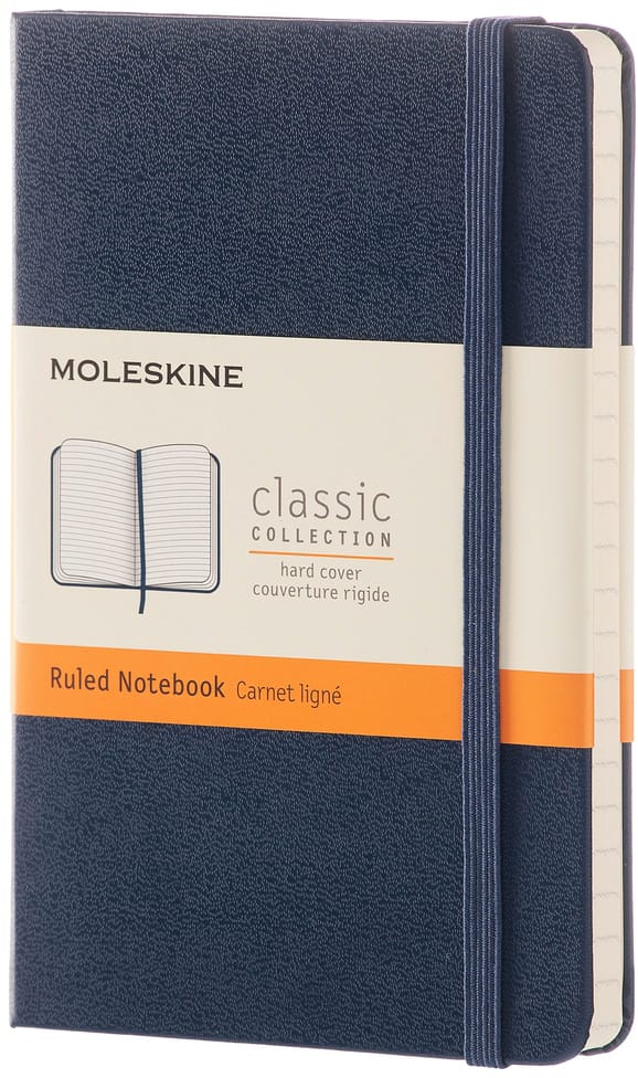 MOLESKINE-893564-8051272893564 MOLESKINE Notizbuch P A6 893564 liniert Saphir – Bild 1