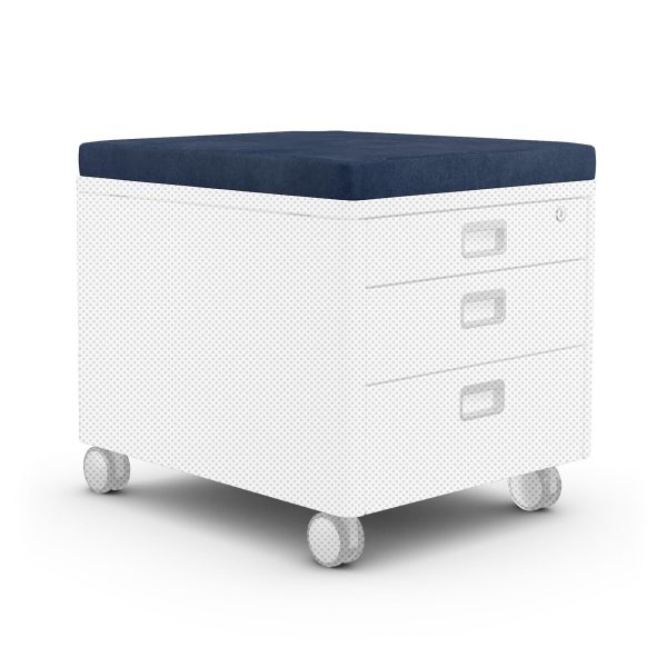 MOLL Sitzkissen 43x54x5cm 1002636-509 blau, zu Rollcontainer