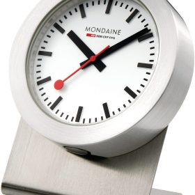 MONDAINE Tischuhr 50mm A660.81SBB silber, magnetisch