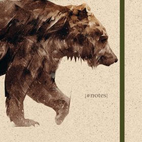 NATUR VERLAG Notizbuch Hardcover 13x21cm 10909N Bear, blanko