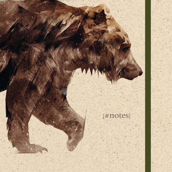 NATUR VERLAG Notizbuch Hardcover 13x21cm 10909N Bear, blanko