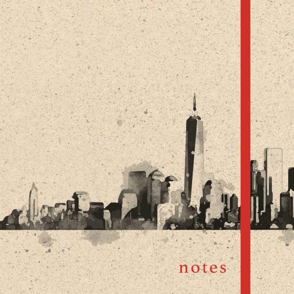 NATUR VERLAG Notizbuch Hardcover 13x21cm 10910N Skyline, blanko