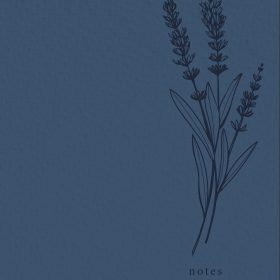 NATUR VERLAG Notizbuch Crushpaper A5 11001N Lavendel Mono, dotted