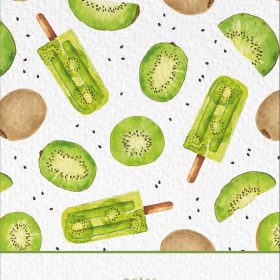 NATUR VERLAG Notizbuch Crushpaper A5 11008N Kiwi Muster, dotted