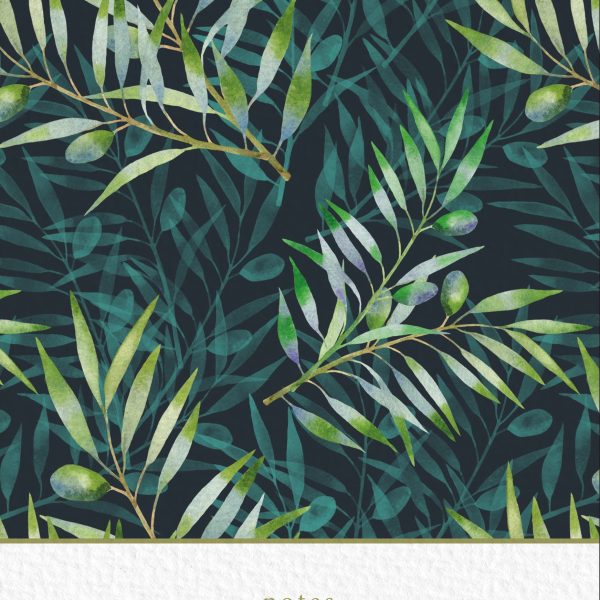 NATUR VERLAG Notizbuch Crushpaper A5 11011N Olive Muster, dotted