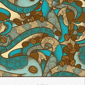 NATUR VERLAG Notizbuch Crushpaper A5 11014N Kaffee Muster, dotted