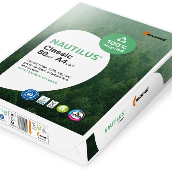 NAUTILUS CLASSIC Kopierpapier A4 88032442 80g, recycling 500 Blatt