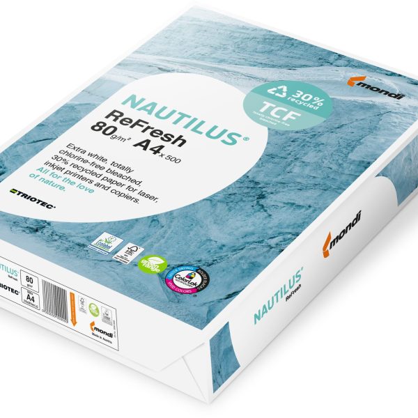NAUTILUS REFRESH Kopierpapier FSC A4 88078255 Frischfaser-Rec.80g SB 500 B.